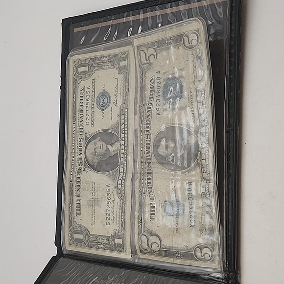 World Reserve Blue Seal $1 & $5 Silver Certificates presidential Dollars - Picture 2 of 10